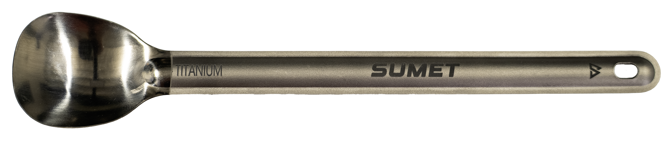 Long Polished Titanium Spoon